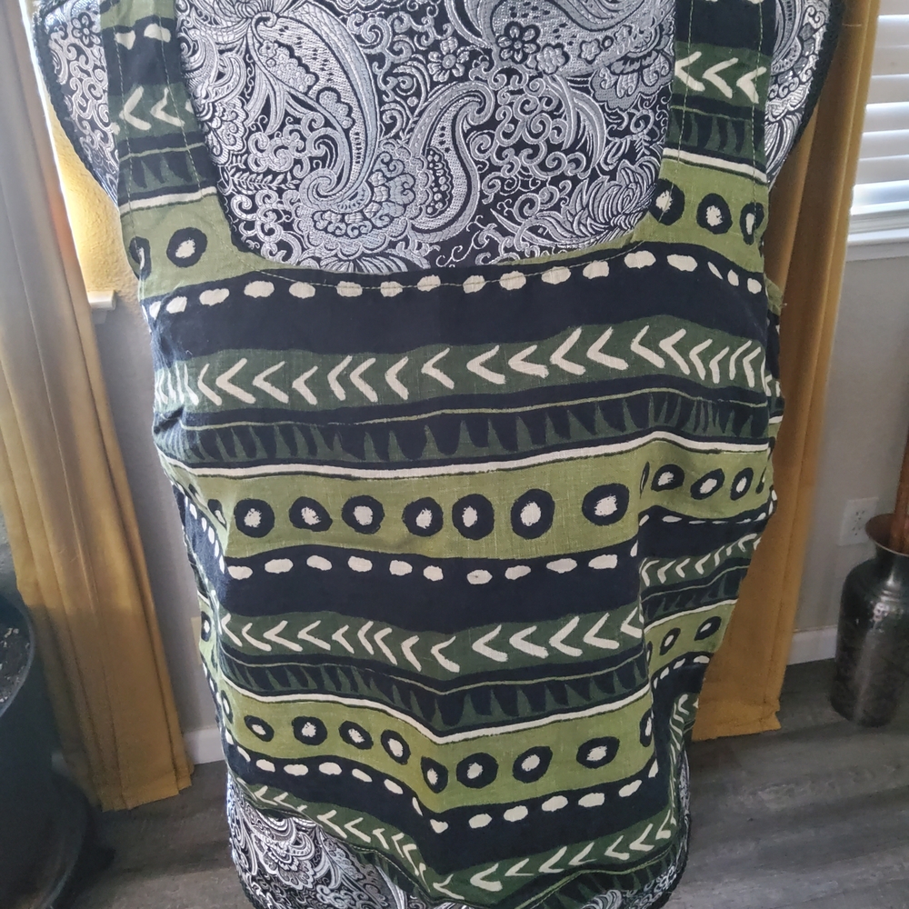 Tahari Women's Linen Tank Top - Picture 4 of 5